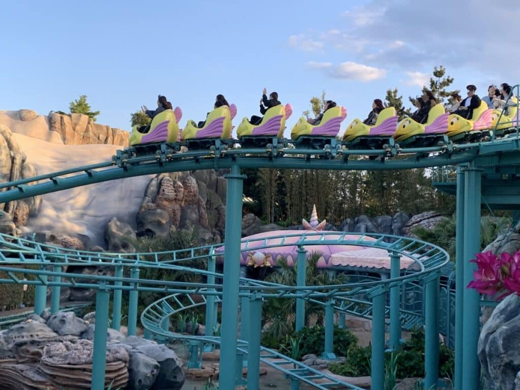 Flounder's Flying Fish Coaster in Mermaid Lagoon — Tokyo DisneySea in Urayasu, Chiba