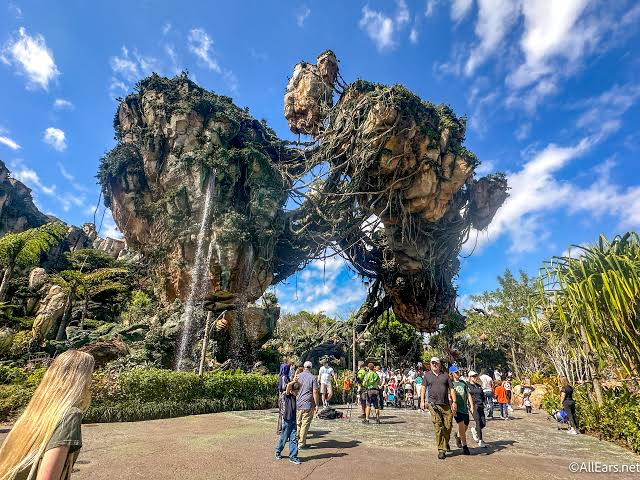 Floating mountains in Pandora – The World of Avatar — Disney's Animal Kingdom in Bay Lake, Florida