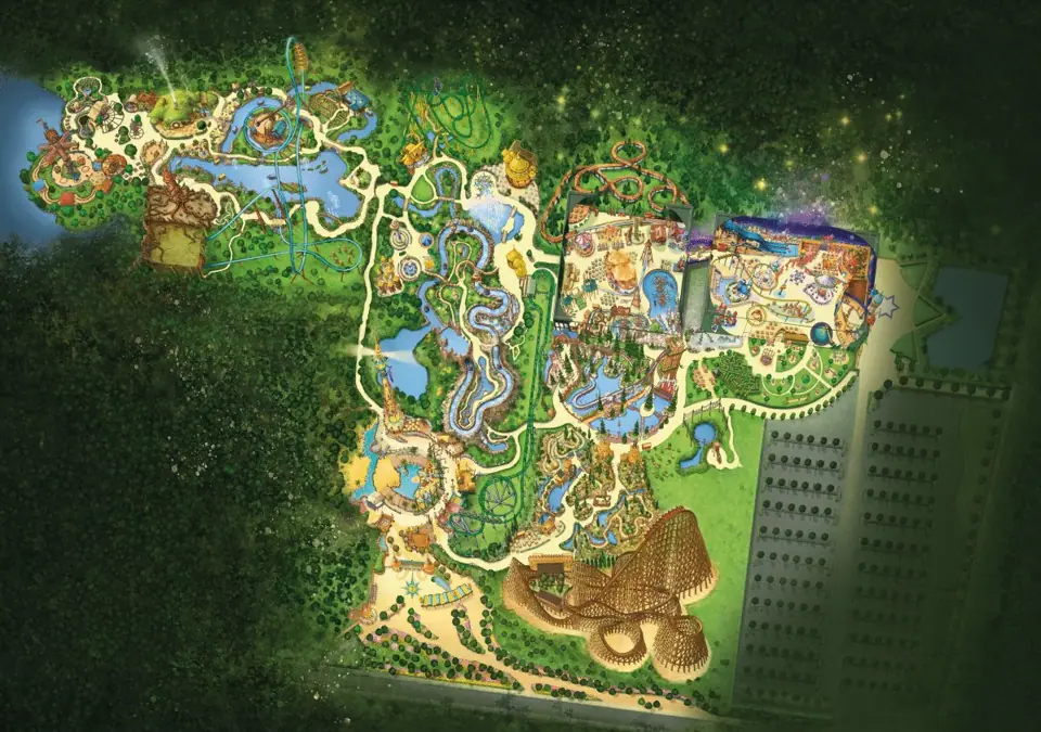 Toverland official park map