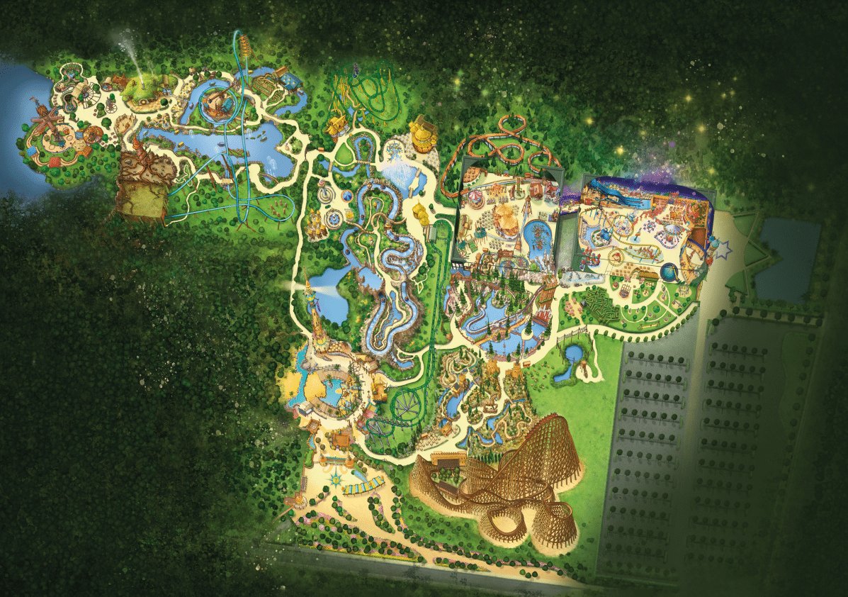 Toverland official park map