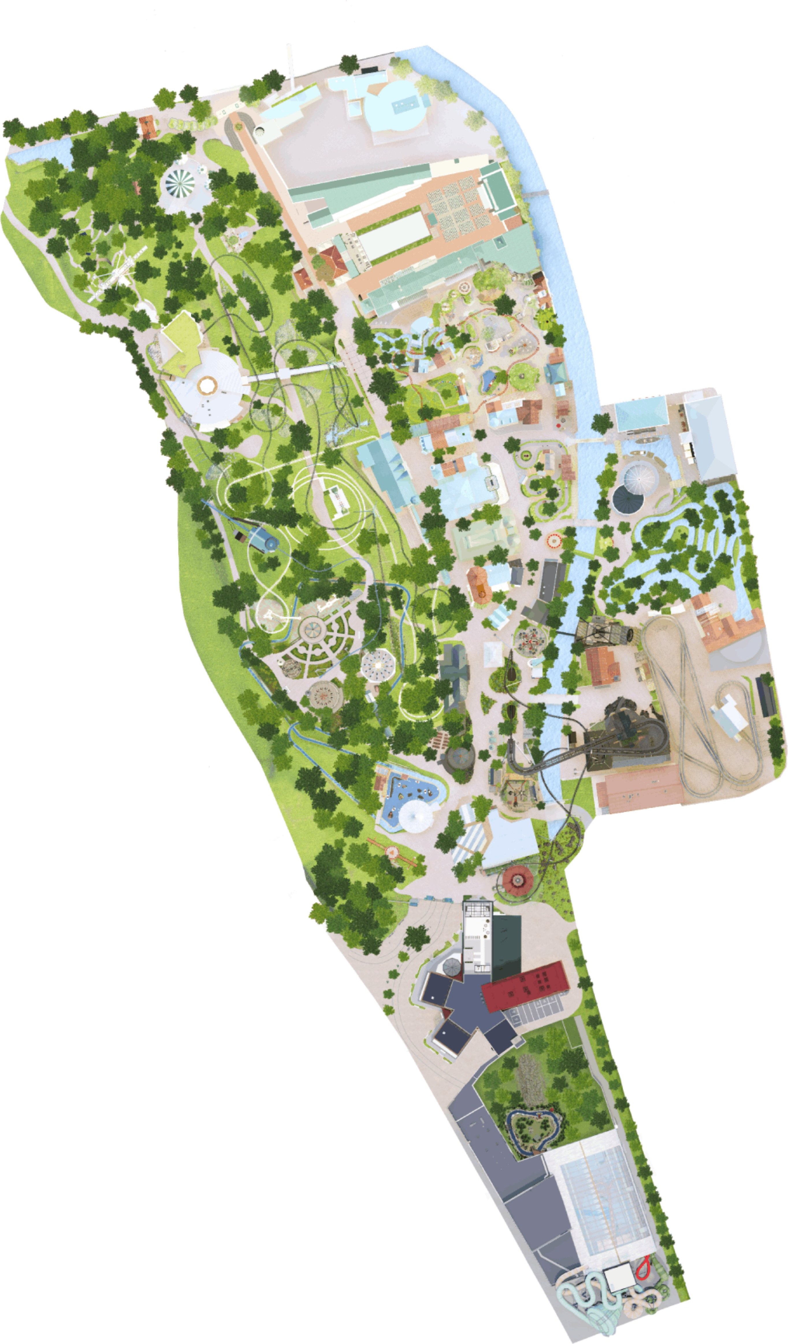 Liseberg official park map