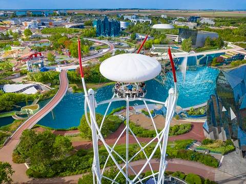 Panoramic Views from the Aérobar at Futuroscope