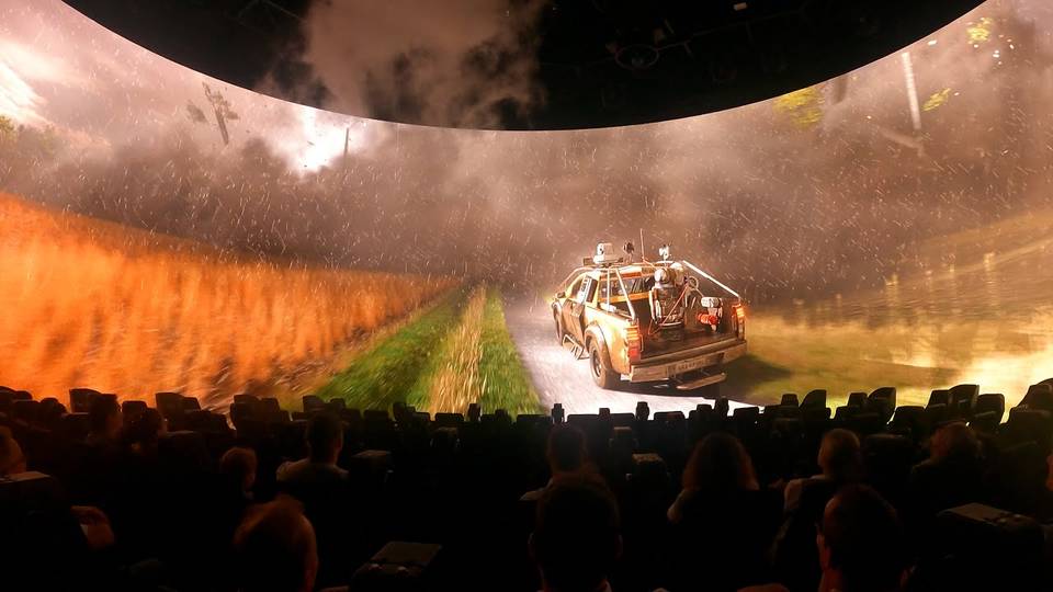 Chasseurs de Tornades simulator at Futuroscope
