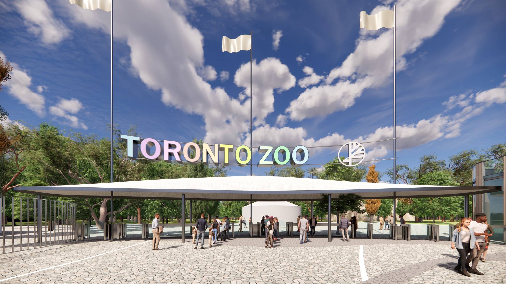 Toronto Zoo, a zoo near the park