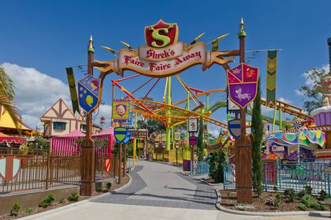 Gateway to Shrek's Faire Faire Away — Dreamworld in Coomera, Queensland