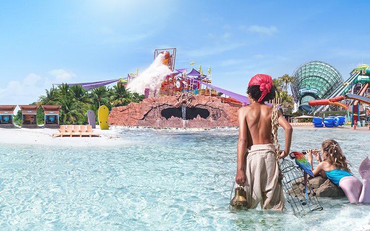Cave of Waves play area at WhiteWater World, Dreamworld