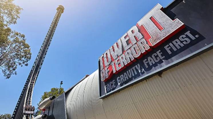 Tower of Terror II site at Dreamworld