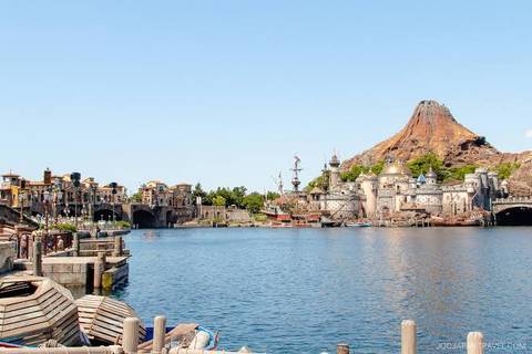 Mount Prometheus Overlooking Mediterranean Harbor — Tokyo DisneySea in Urayasu, Chiba