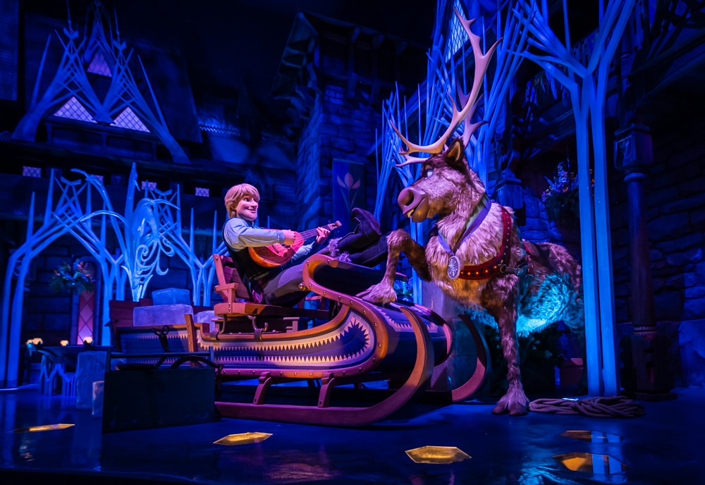 Anna and Elsa's Frozen Journey at the park