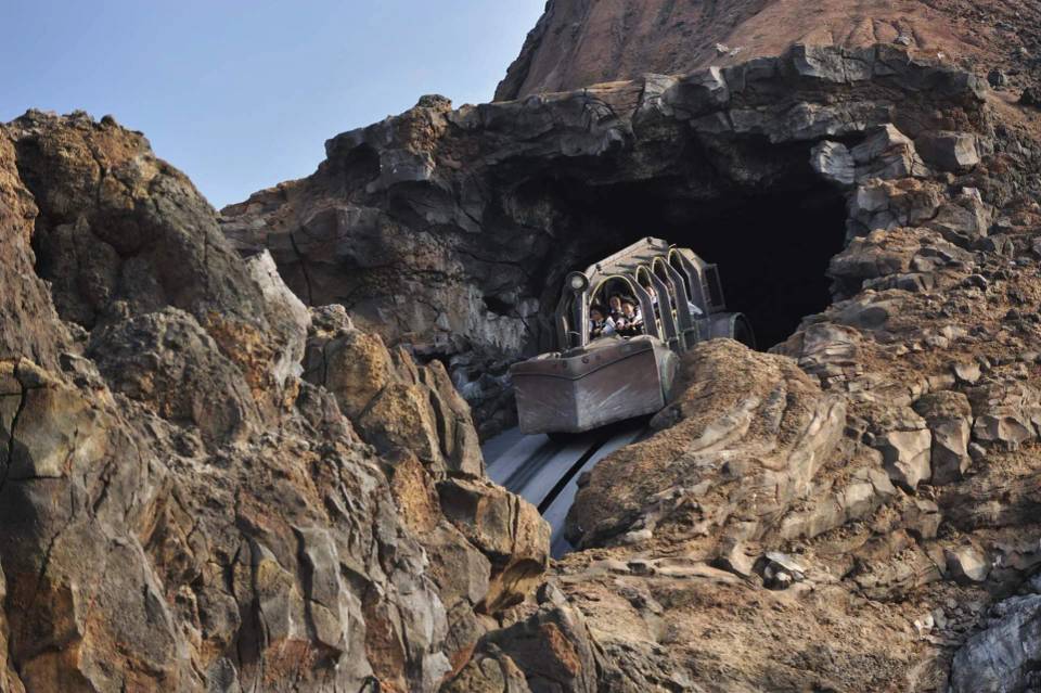 Journey to the Center of the Earth dark ride at Tokyo DisneySea