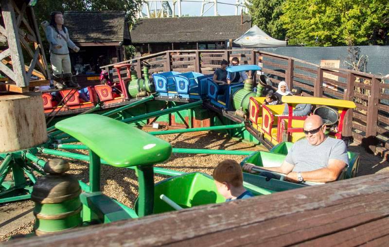 Rocky Express family ride at Thorpe Park