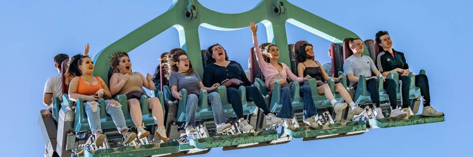 Rush thrill ride at Thorpe Park