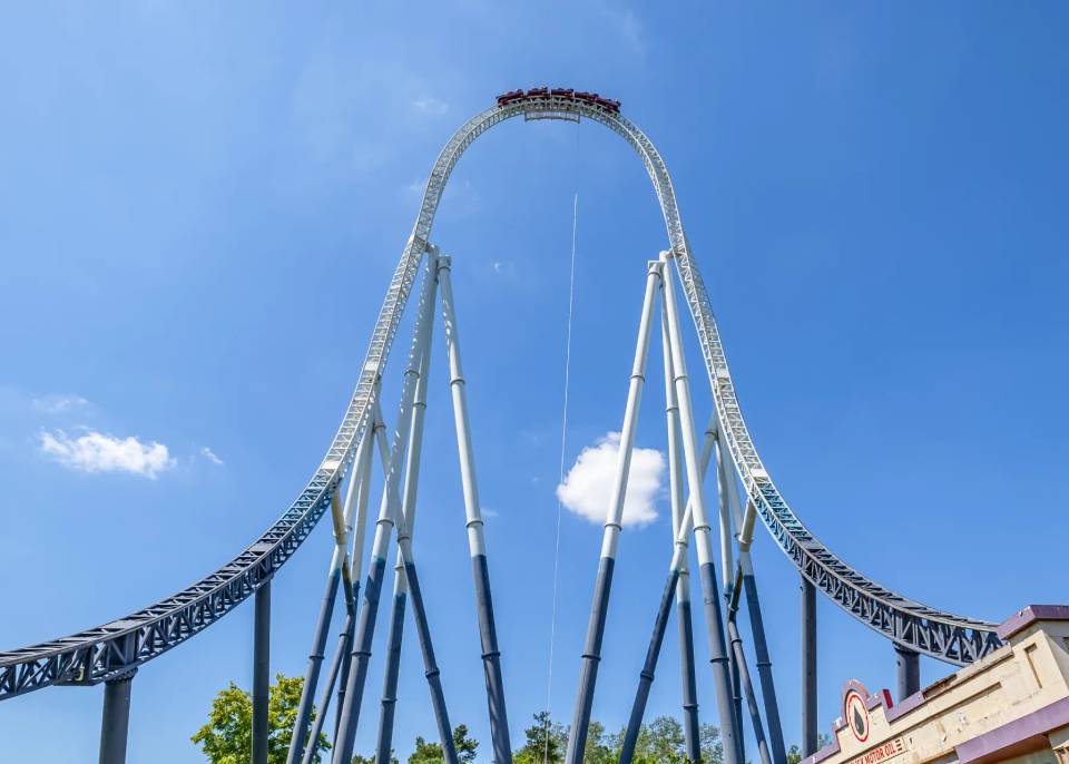 Stealth roller coaster at Thorpe Park