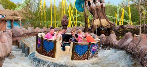 Rafting the Djengu River Rapids — Toverland in Sevenum, Limburg