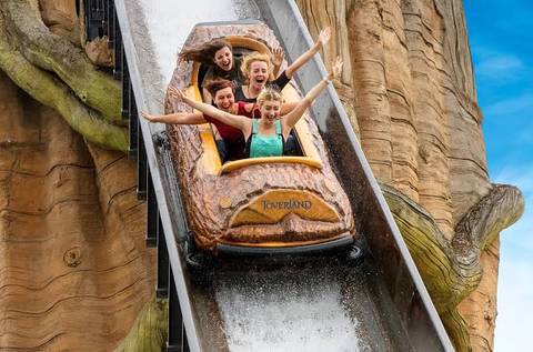 Thrilling Drop on Expedition Zork — Toverland in Sevenum, Limburg