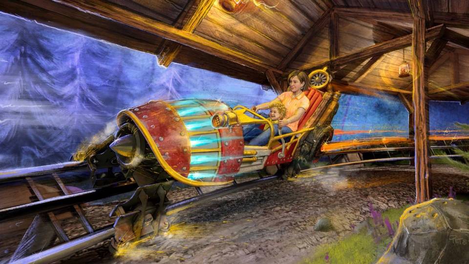 Maximus' Blitz Bahn at Toverland