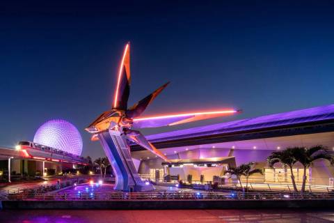 Guardians of the Galaxy: Cosmic Rewind at Night — EPCOT in Bay Lake, Florida