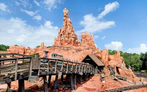 Big Thunder Mountain Railroad in Frontierland — Magic Kingdom in Bay Lake, Florida