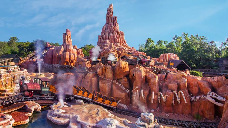 Big Thunder Mountain Railroad roller coaster at Magic Kingdom