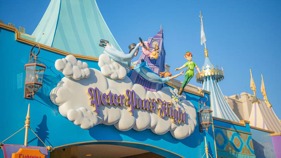 Peter Pan's Flight dark ride at Magic Kingdom
