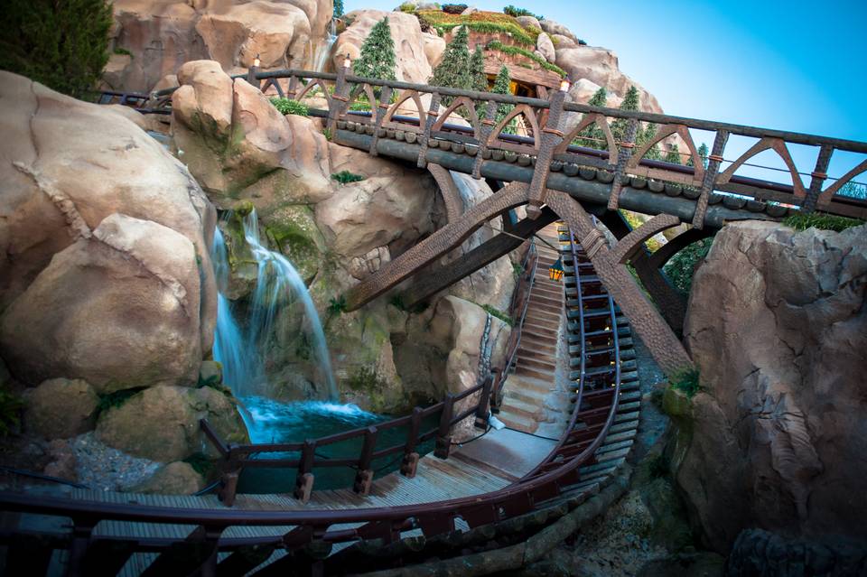 Seven Dwarfs Mine Train roller coaster at Magic Kingdom