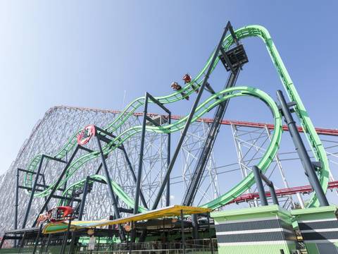 Arashi 4D Free Spin Coaster — Nagashima Spa Land in Kuwana, Mie
