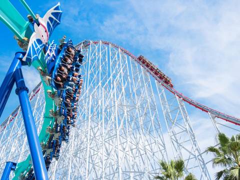 Acrobat Flying Coaster and Steel Dragon 2000 — Nagashima Spa Land in Kuwana, Mie