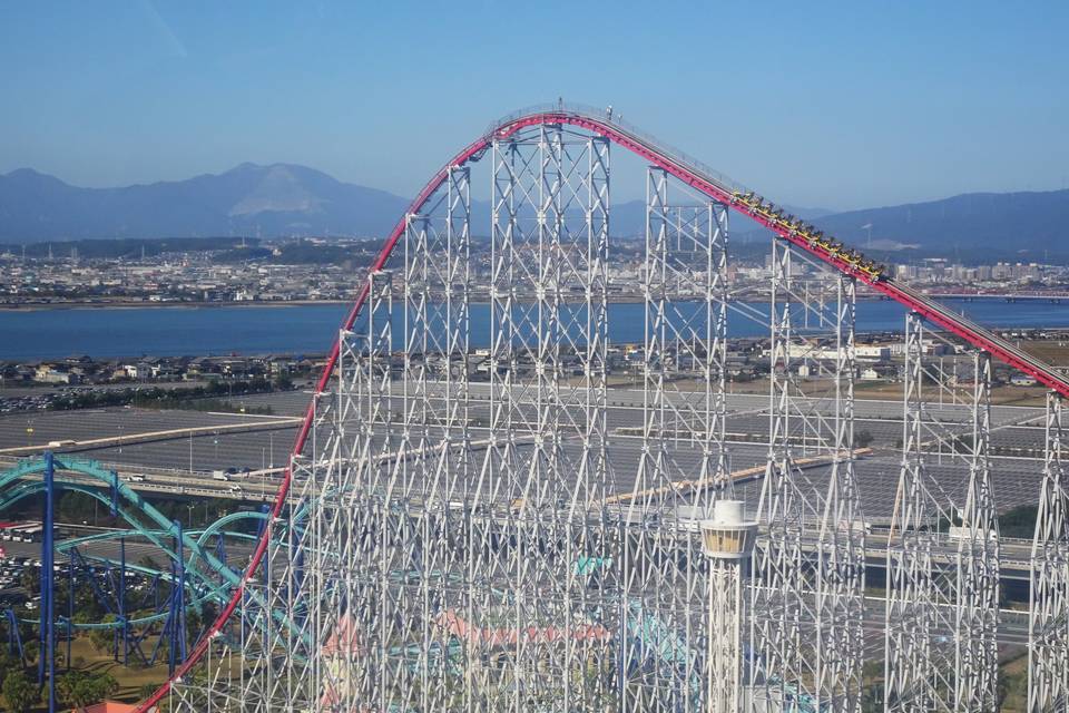 Steel Dragon 2000 roller coaster at Nagashima Spa Land