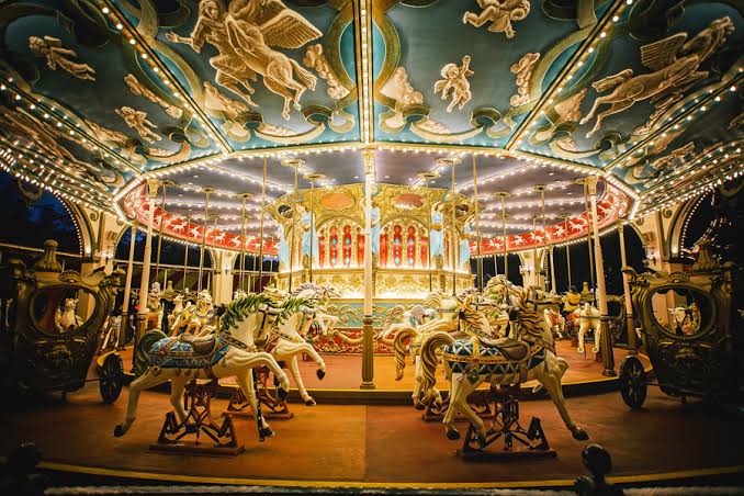 Aesop's Village Carousel at the park