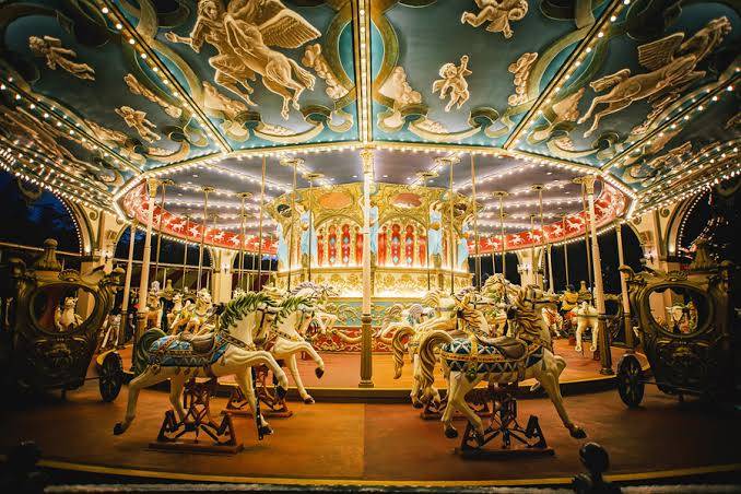Aesop's Village Carousel at Everland