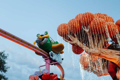 Volaplano Airplane Ride in Fantasy Kingdom — Gardaland in Castelnuovo del Garda