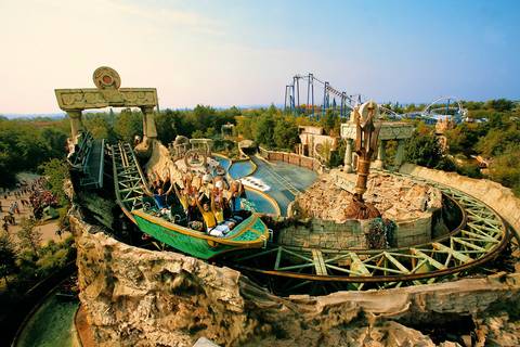 Fuga da Atlantide Water Coaster at Gardaland