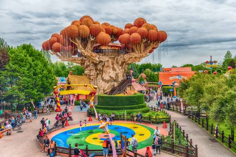 Prezzemolo's Magic Tree in Fantasy Kingdom — Gardaland in Castelnuovo del Garda
