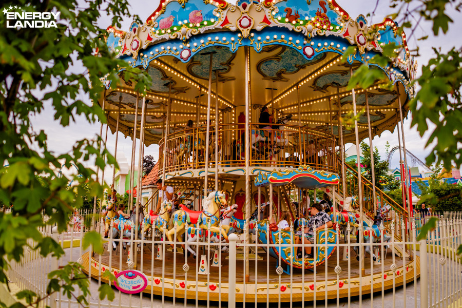Fairy Tale Land Carousel at the park