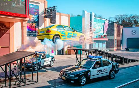 Operation Red Carpet Live Stunt Show Performance — Movie Park Germany in Bottrop