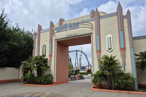 Main Entrance Arch at Movie Park Germany