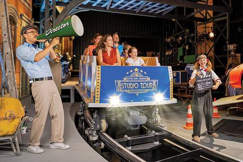 Movie Park Studio Tour Indoor Coaster Experience — Movie Park Germany in Bottrop