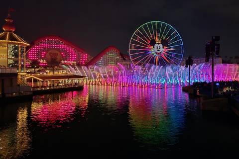 World of Color Spectacular Across Paradise Bay — Disneyland Park in Anaheim, California