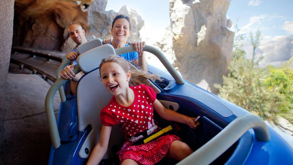 Matterhorn Bobsleds roller coaster at Disneyland Park