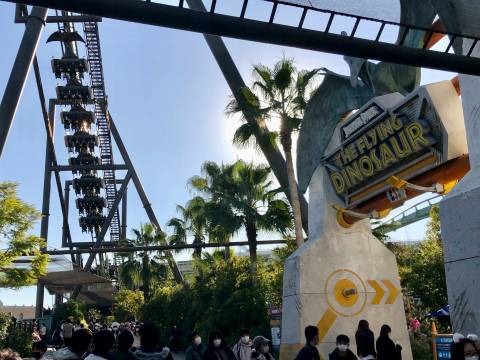 The Flying Dinosaur in Jurassic Park — Universal Studios Japan in Osaka