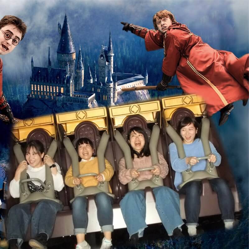Harry Potter and the Forbidden Journey dark ride at Universal Studios Japan