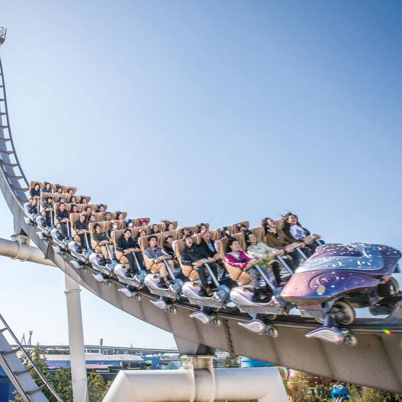Hollywood Dream — The Ride roller coaster at Universal Studios Japan