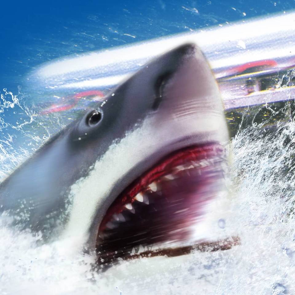 Jaws ride at Universal Studios Japan