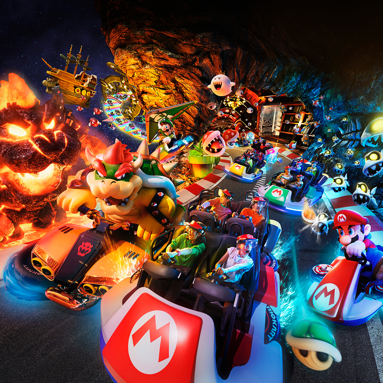 Mario Kart: Koopa's Challenge dark ride at Universal Studios Japan