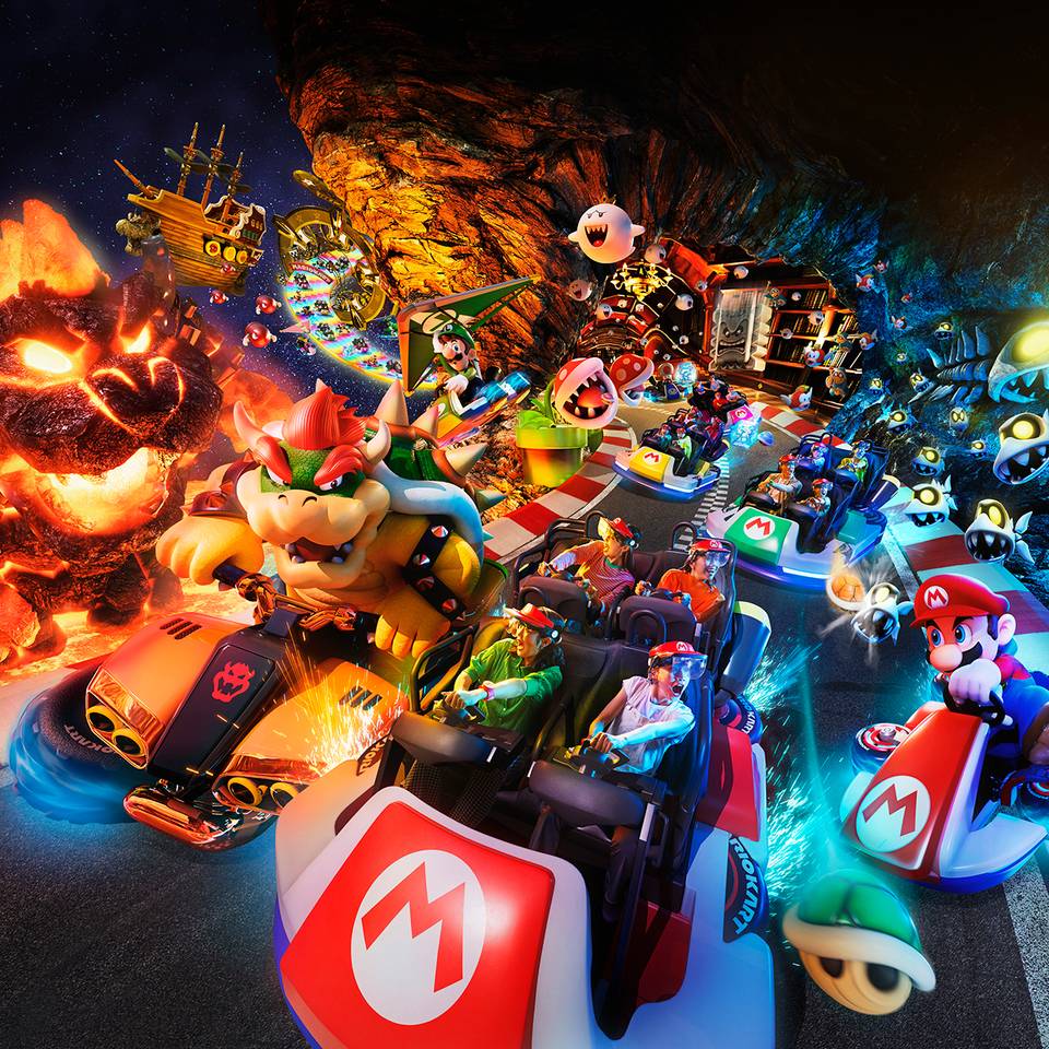 Mario Kart: Koopa's Challenge dark ride at Universal Studios Japan