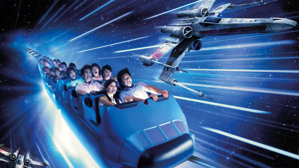 Hyperspace Mountain at Hong Kong Disneyland