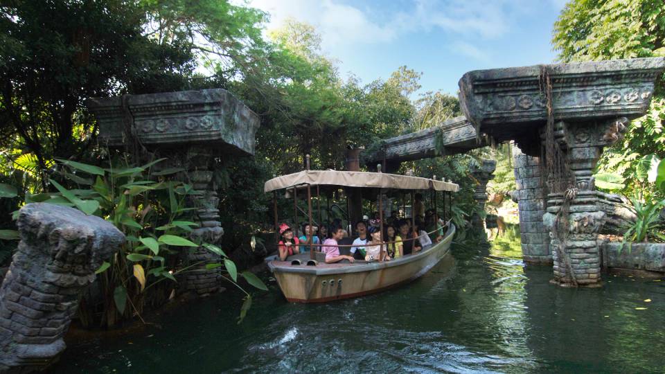 Jungle River Cruise at Hong Kong Disneyland