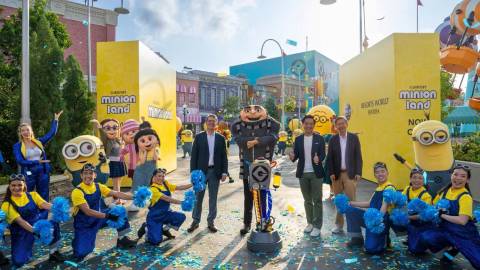 Minion Land Grand Opening Celebration — Universal Studios Singapore in Sentosa Island