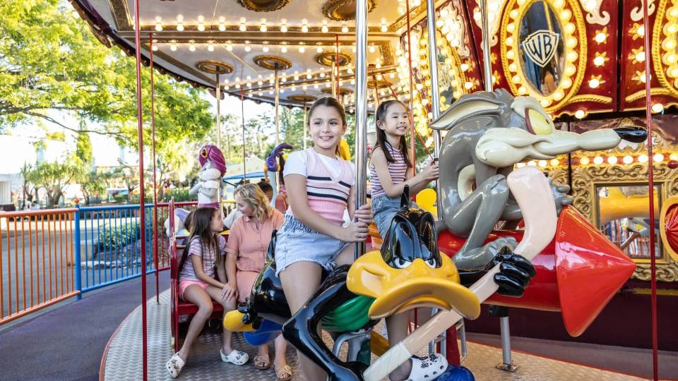 Looney Tunes Carousel at Warner Bros. Movie World