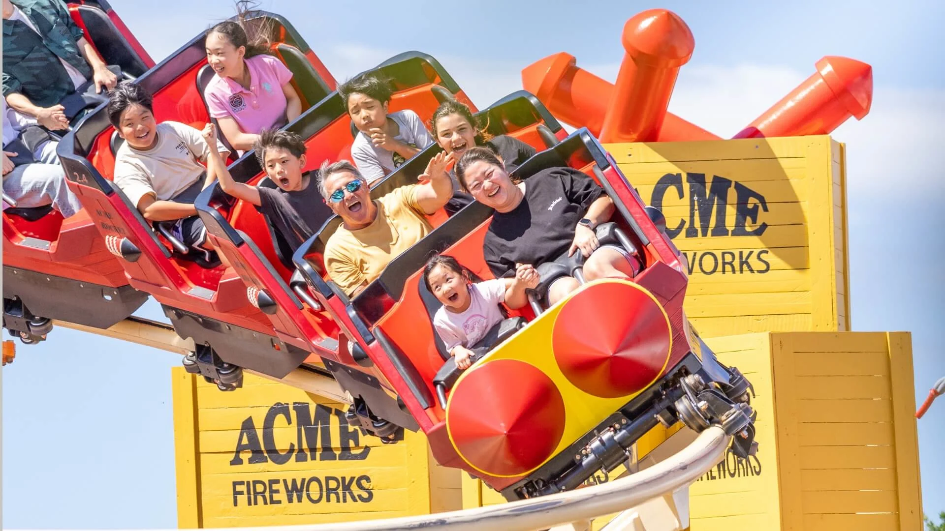Road Runner Rollercoaster at Warner Bros. Movie World